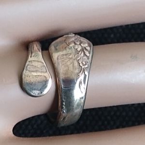 VTG Oneida Community Sterling Silver Spoon Ring